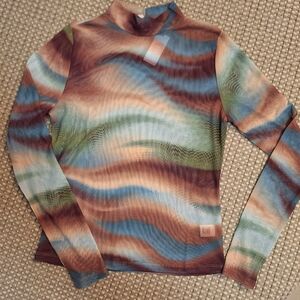 VIVRE LA VIE Mesh blouse